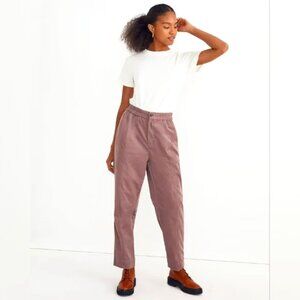 Madewell Blush Corduroy Pull-On Tapered Pants Size XS